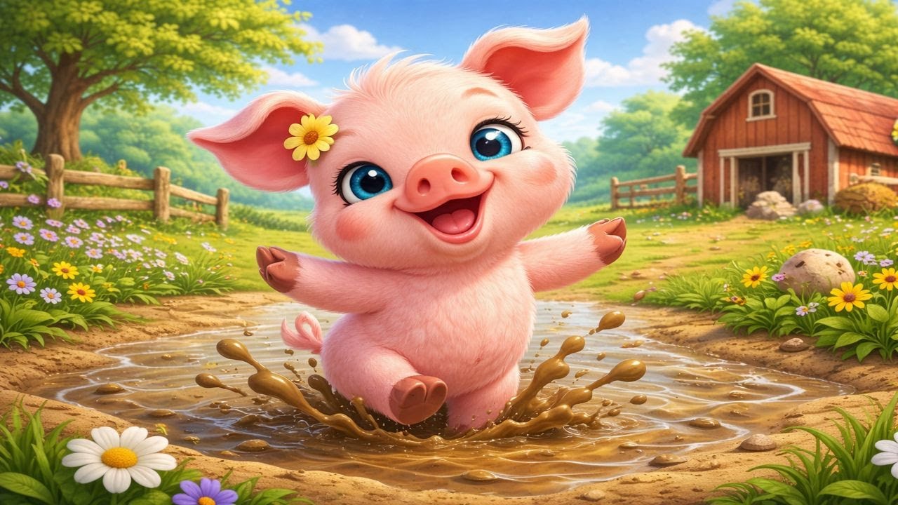 Świnka Chrumka – Wesoła Piosenka dla Dzieci 🐷🎵 | Taniec i Zabawa