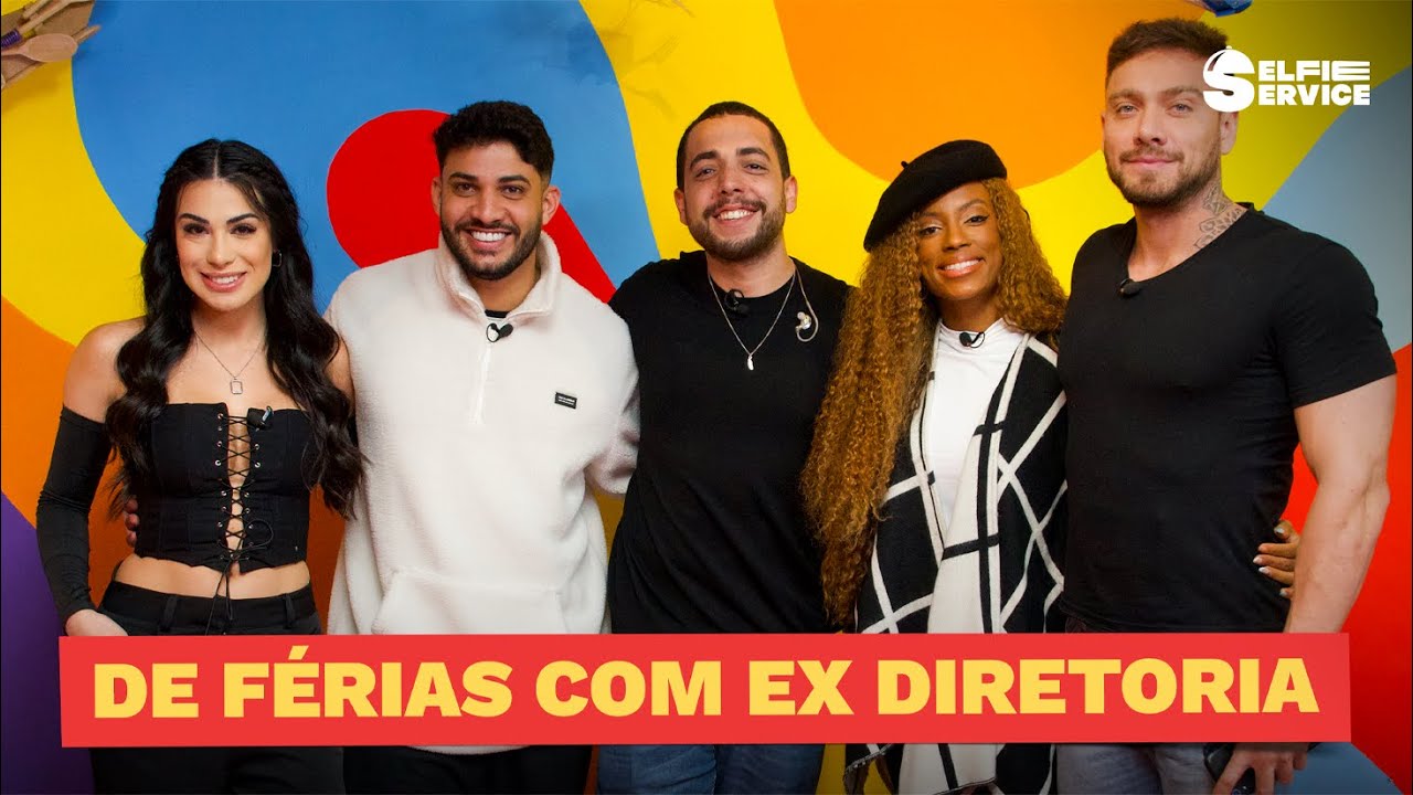 LUCAS SELFIE RECEBE ELENCO DO DE FÉRIAS COM EX DIRETORIA: VINI BUTTEL, LUMENA, LHUIS E CAROL BUENU!