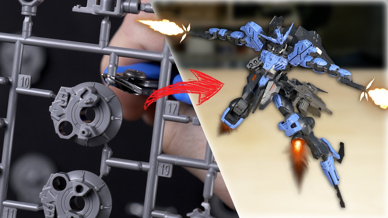 Впервые пробую собрать модель Gunpla.