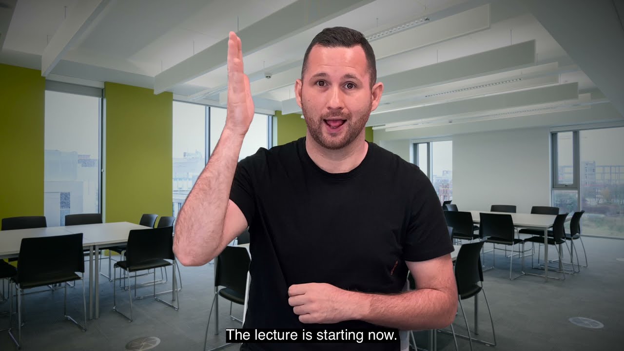 Things you might need to say in lectures in BSL: Free British Sign Language course Episode 4