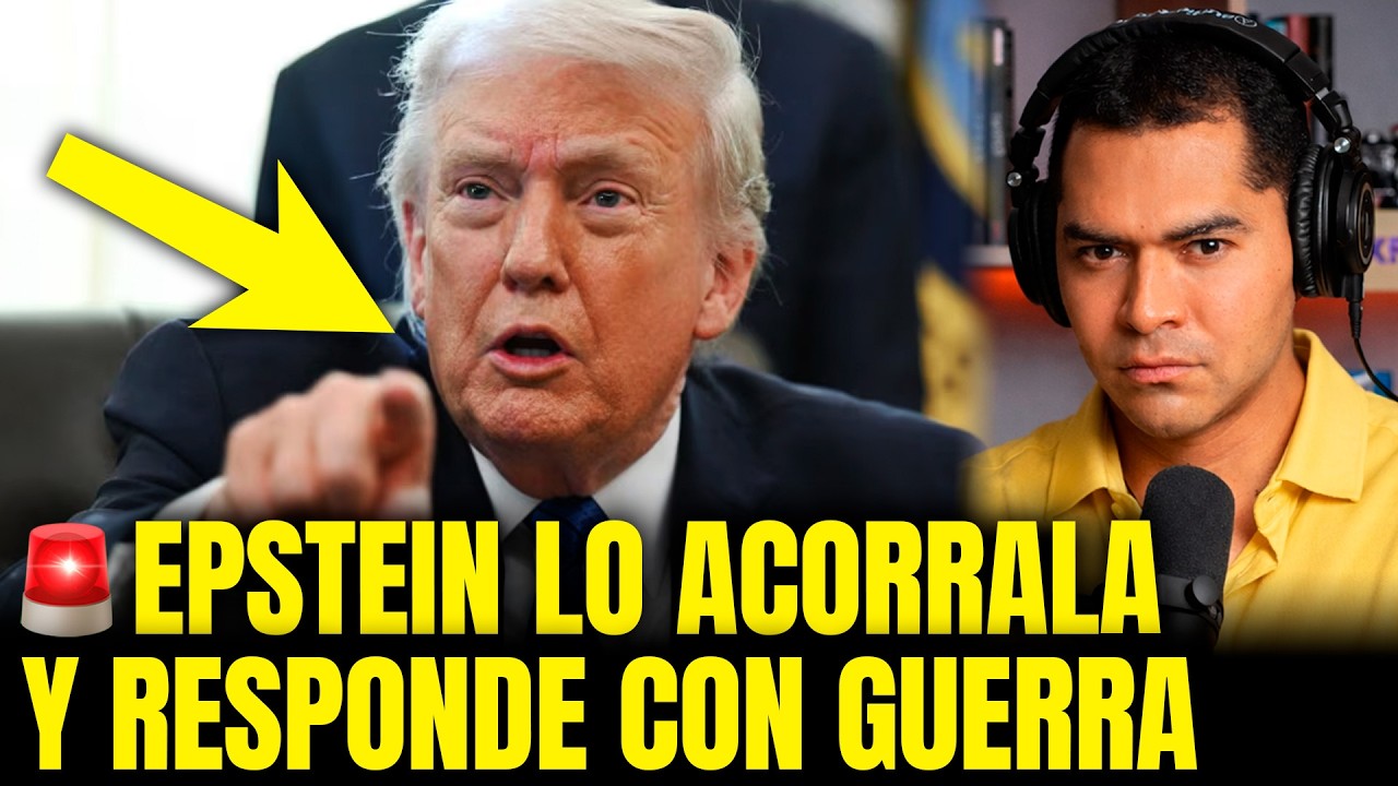TRUMP EXPUESTO por EPSTEIN responde con AMENAZA MILITAR