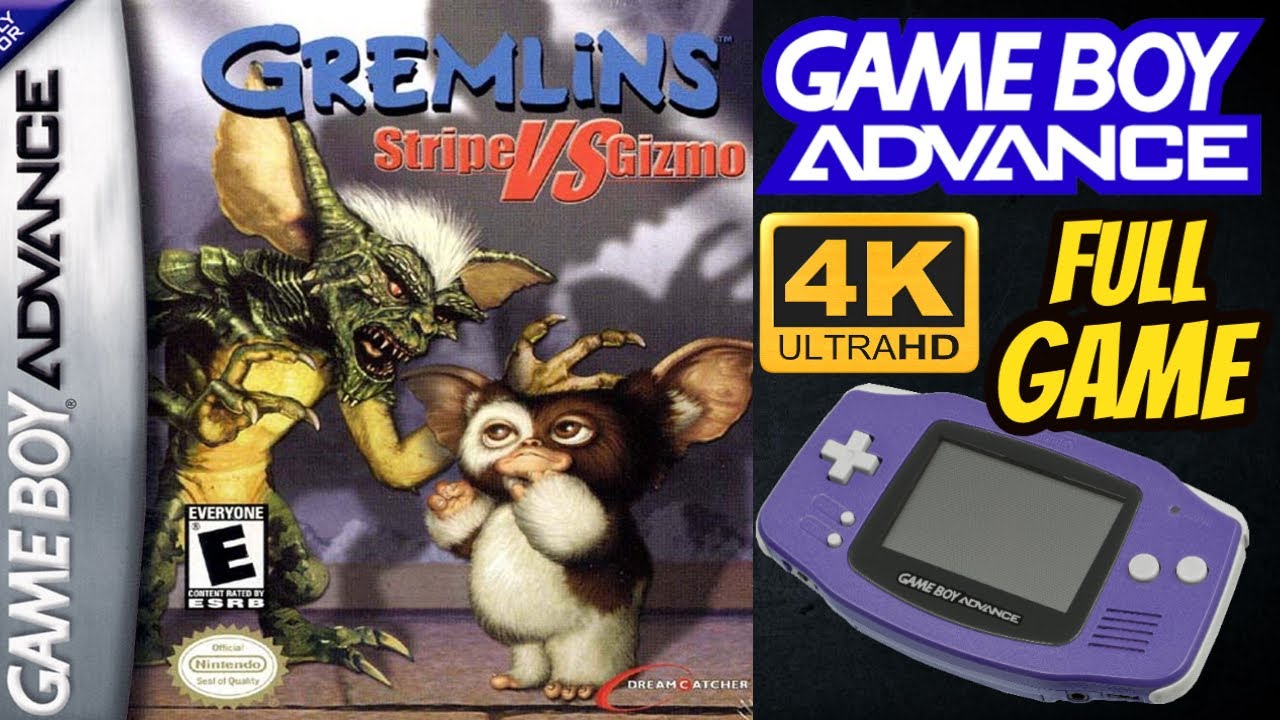 Gremlins: Stripe vs. Gizmo | GBA | 4K60ᶠᵖˢ UHD🔴| Longplay Walkthrough Playthrough Full Movie Game