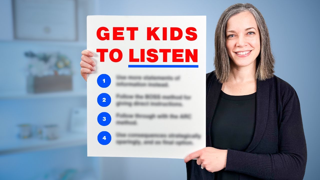 Proven Approach to Get Kids to Listen And Follow Directions | Full Guide
