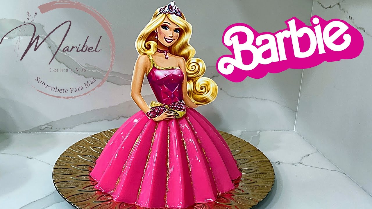 GELATINA DE BARBIE | Sabor fresa 🍓 BARBIE GELATIN ¡hermosa y riquísima!