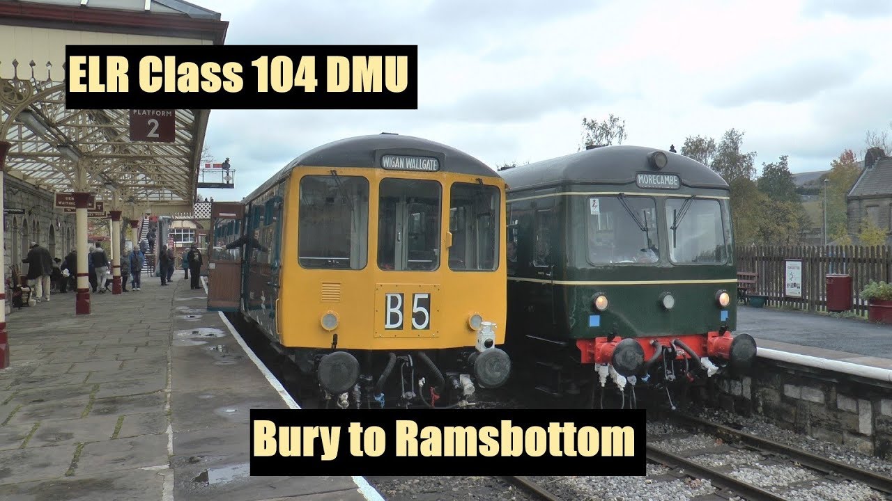 ELR Class 104 DMU Bury to Ramsbottom