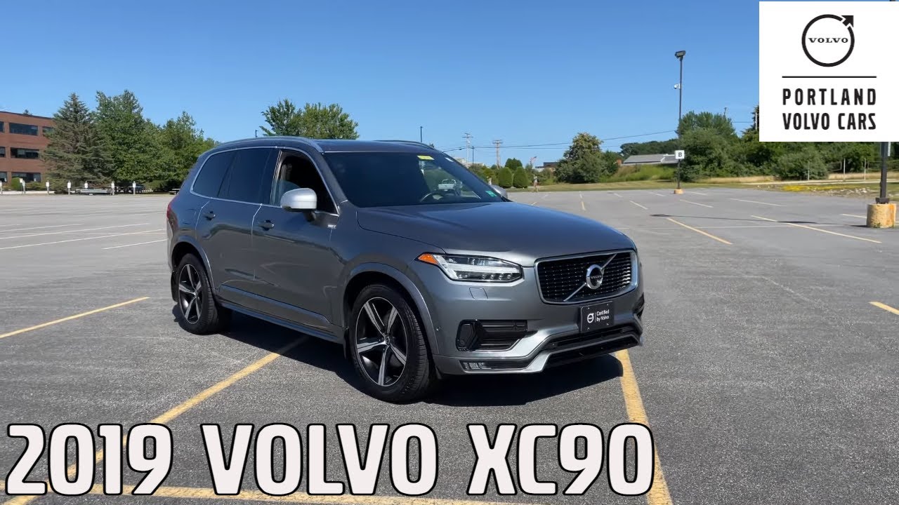 Osmium Grey Metallic 2019 Volvo XC90 T6 R-Design with Polestar