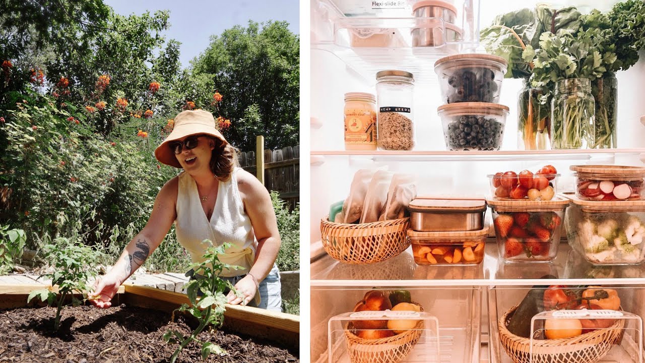 organizing my dream ZERO WASTE fridge, second hand scores & homemade treats!