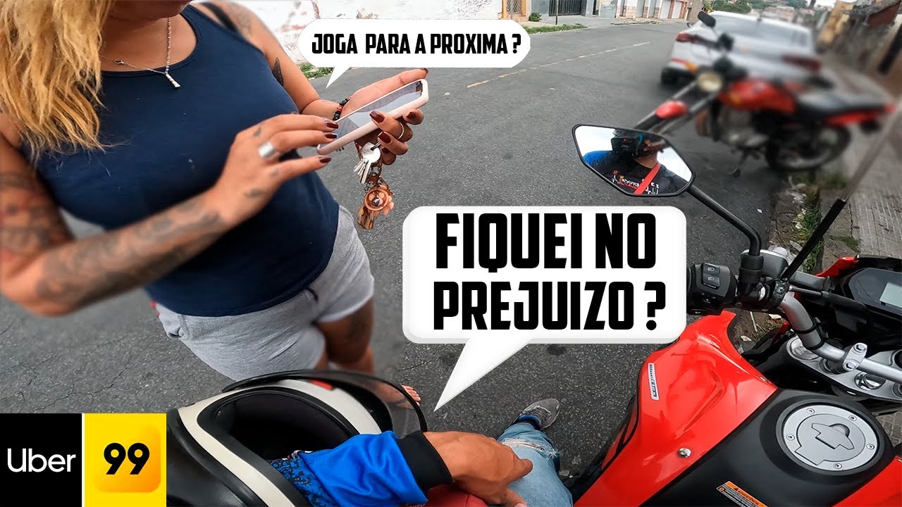 UBER MOTO ACONTECEU DE TUDO  3 HORAS ONLINE