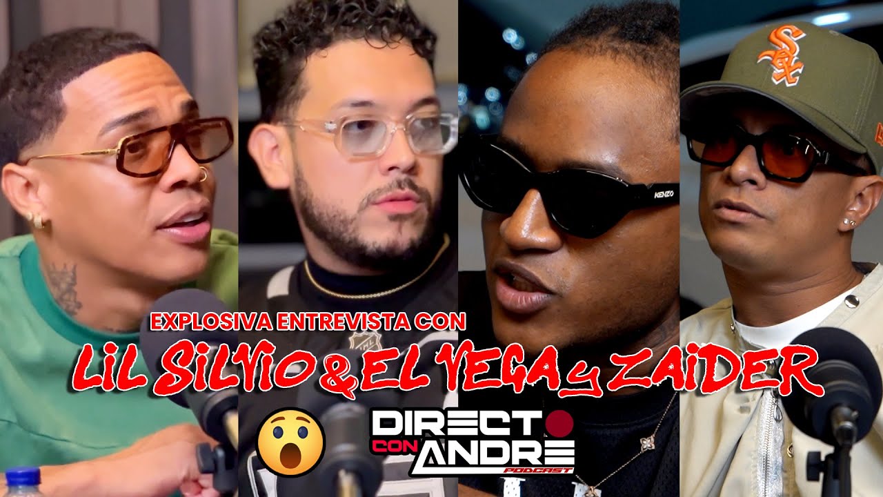 LIL SILVIO Y EL VEGA JUNTO A ZAIDER EN UNA EXPLOSIVA ENTREVISTA | DIRECTO CON ANDRE | EP2