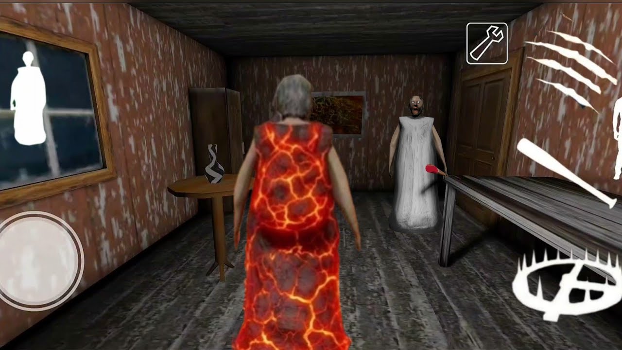 Playing as Lava granny vs lava granny in granny 1 lava mod new update 