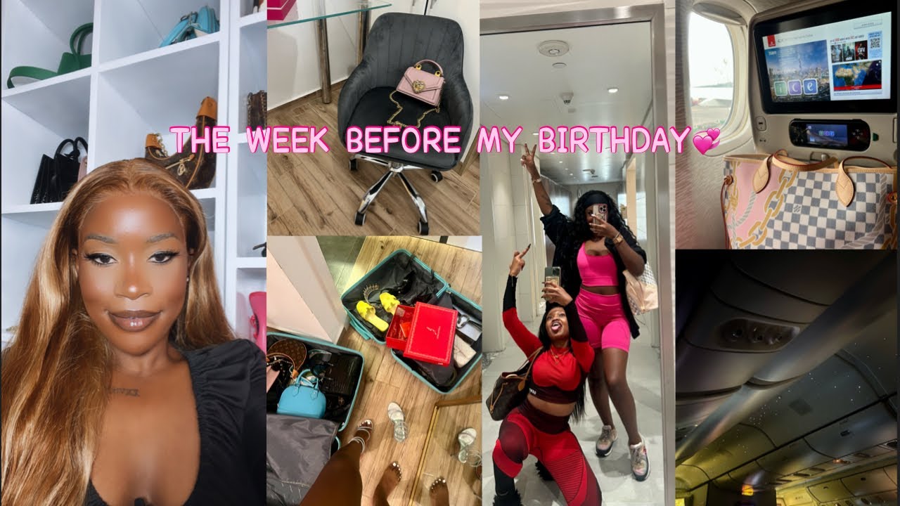 BIRTHDAY VLOG pt 1: The week before my birthday and Travel with me to Dubai😍🥳🌵