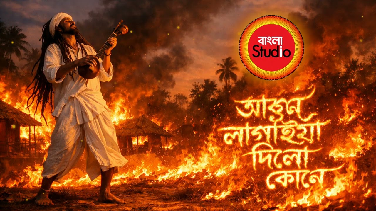 আগুন লাগাইয়া দিলো কোনে | Agun lagaiya dilo kone | Bangla Studio