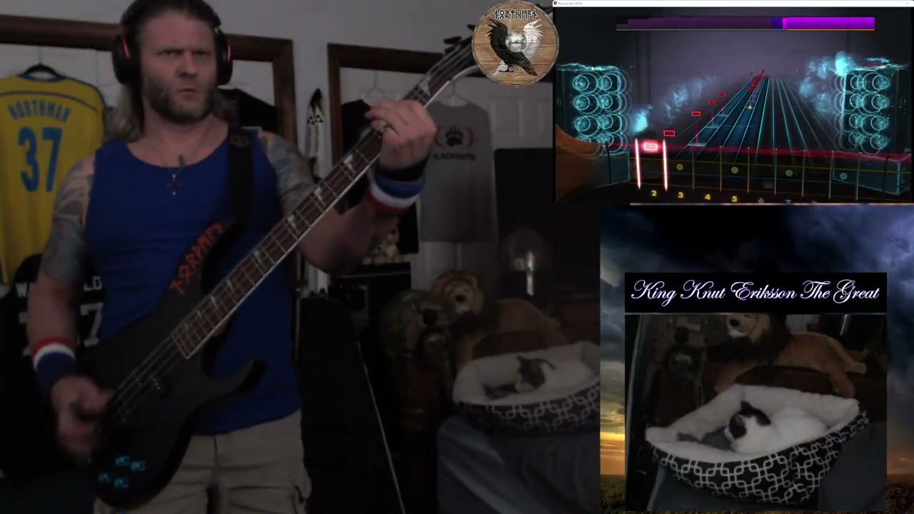 Annihilator ft Alexi Laiho - Downright Dominate {Northman Cover}{Bass Guitar} 99.2% {See Details}