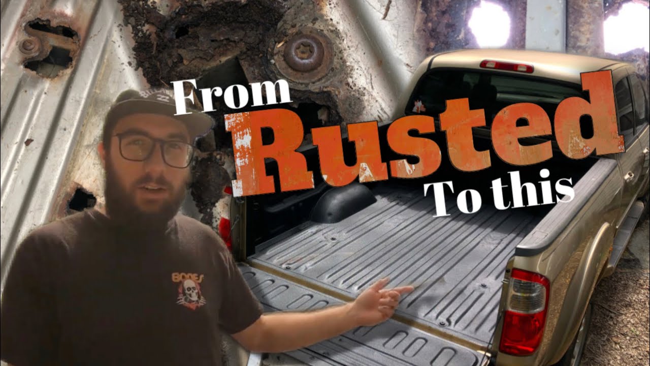 DIY Rusted Truck bed Fiberglass fix