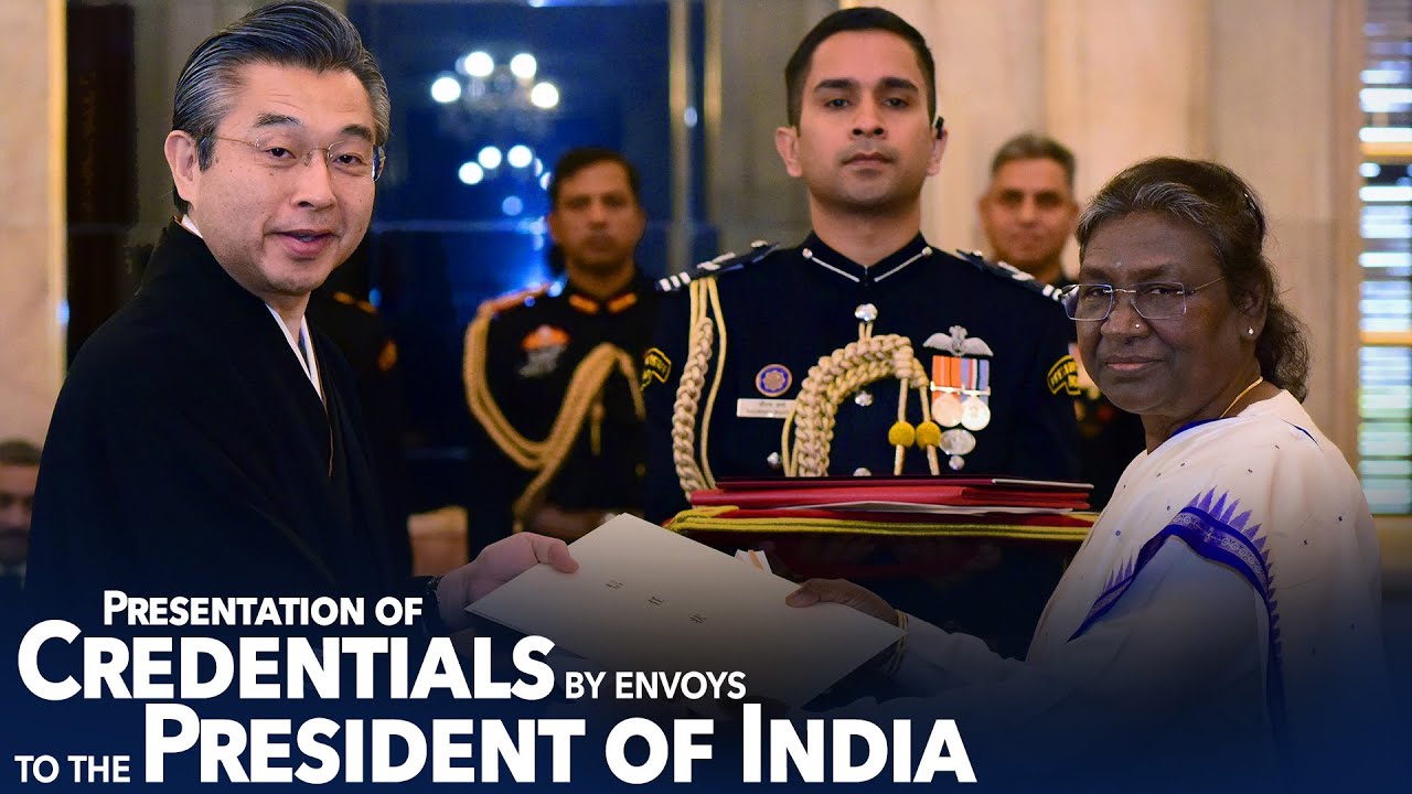 Envoys of five nations present Credentials to the President of India