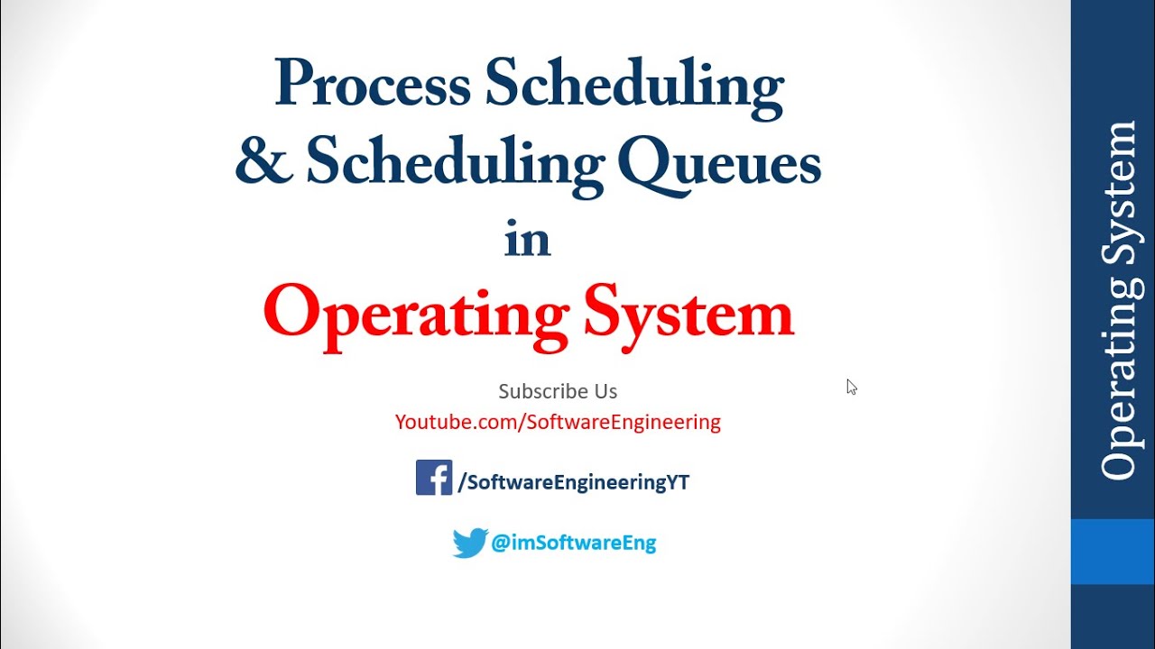 Process scheduling, Process scheduling queues concept with simple example both cover in 11mins