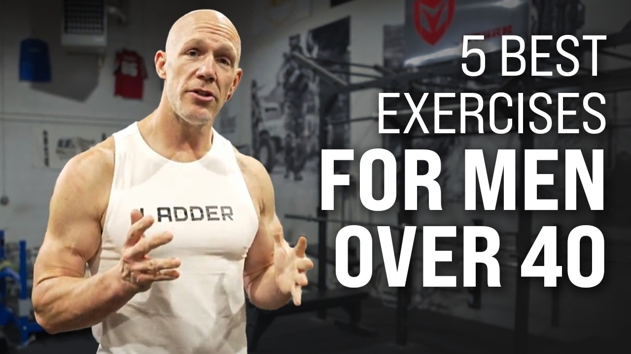The ONLY 5 Exercises You Need to Build Muscle Men Over 40 (Get Ripped!)