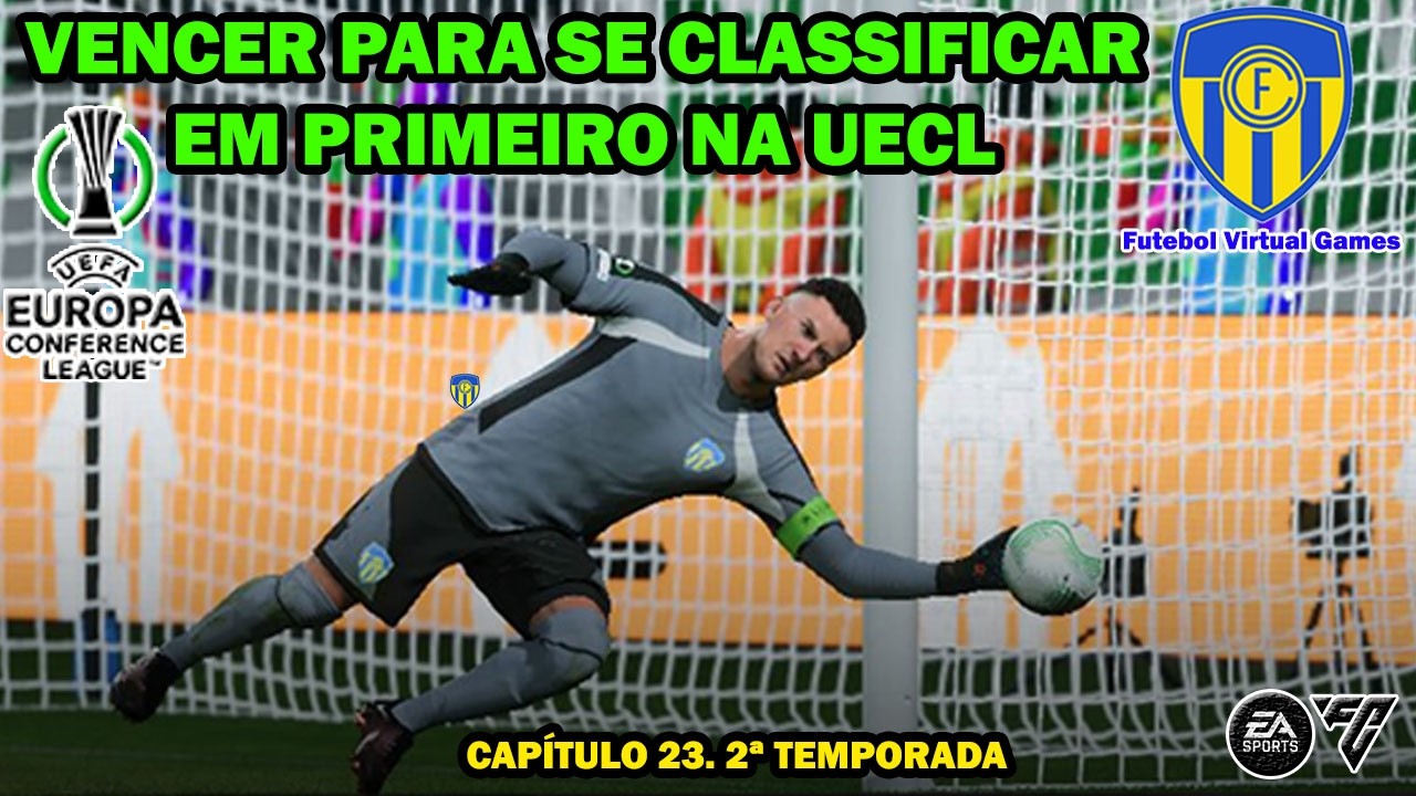 Modo Carreira: Vencer para se classificar em primeiro na UECL | Episódio 23 [EAFC24]