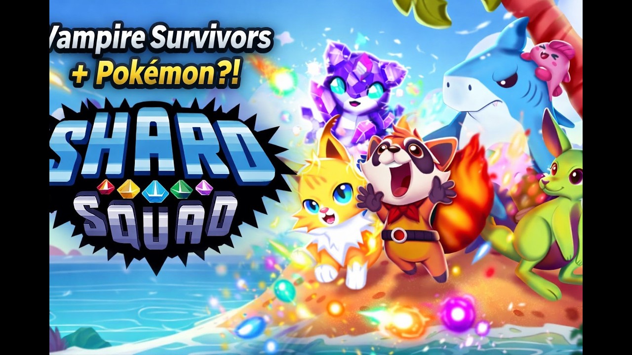 Vampire Survivors + Pokémon?! 😳 Shard Squad — мило… но что это вообще такое?! #1