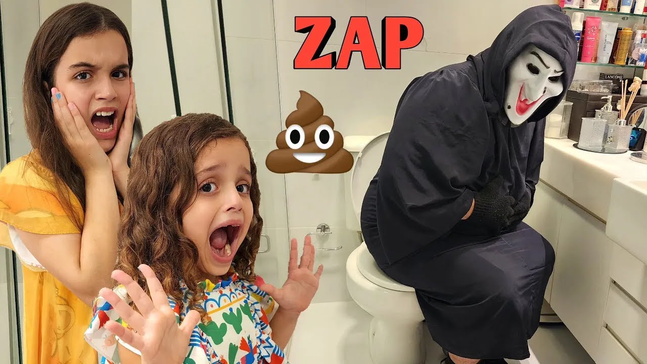 O Zap com Dor de Barriga Invadiu Nosso banheiro