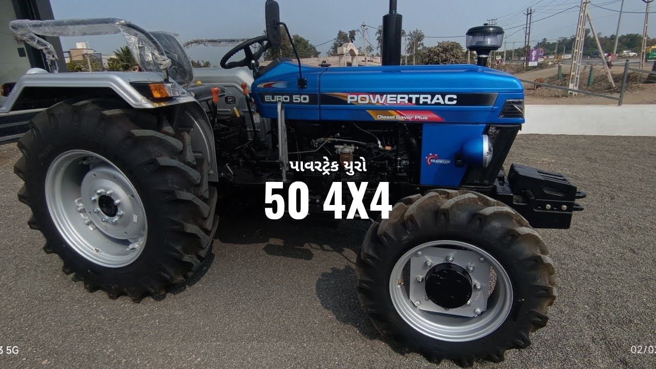 પાવરટ્રેક નું 52 HP 4X4 ટ્રેક્ટર માં ફિચર્સ સાથે માઈલેજ પણ સારું આપે.