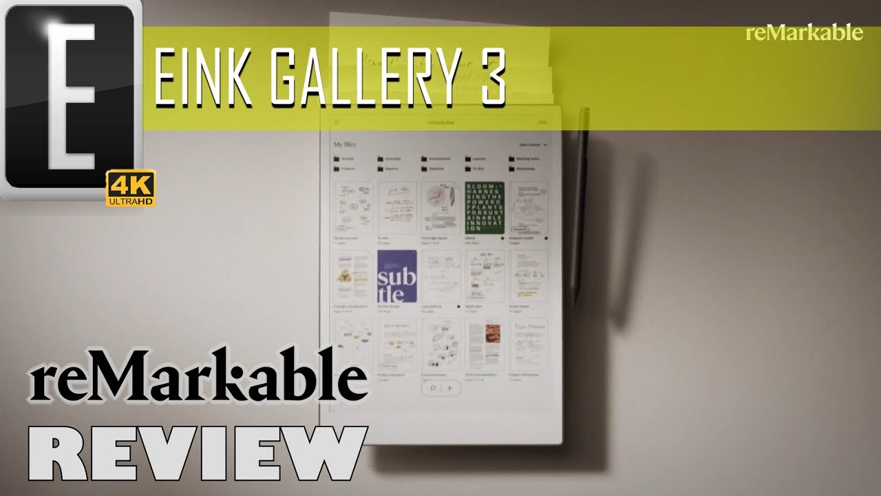 Полный обзор Remarkable Paper Pro EINK Gallery 3