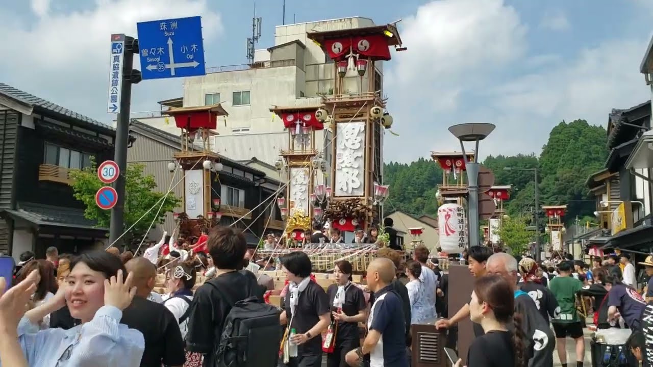 ⛩『 あばれ祭り 』※夜とは違って穏やかな雰囲気のお祭り風景！