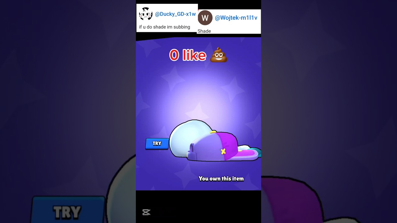 Shade #fyp #małyyoutuber #brawlstars #shade