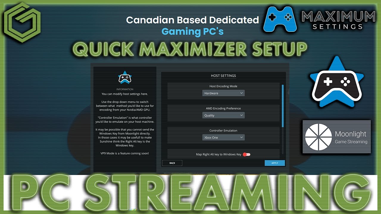 How To Setup Maximizer Streaming Software ( Preinstalled ) on Maximum Settings Cloud PC