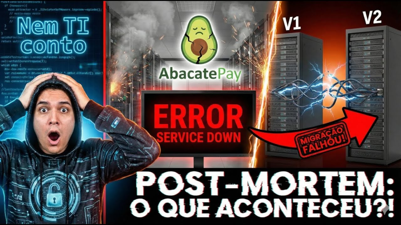 ABACATEPAY FORA DO AR: O que realmente aconteceu na migração? 🥑🔥