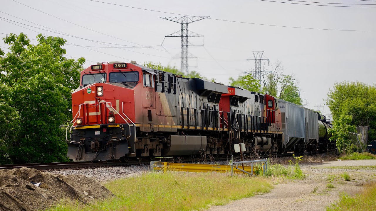 Modern CN Operations in Normantown, Illinois