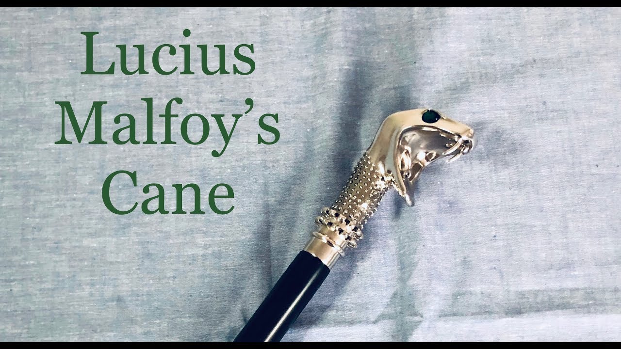 Lucius Malfoy’s Cane (Wand) Review | Noble Collection