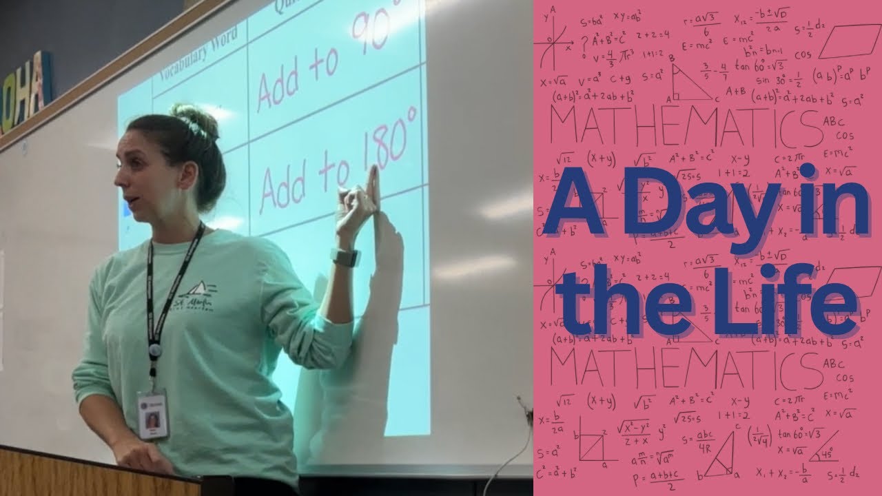 A Day in the Life | Spend a Monday with a high school math teacher 