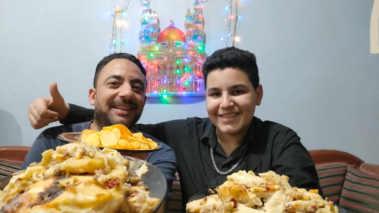 اتحديت ميدو ابن اختي علي المكرونه بشاميل وكان العقاب المياه تروي العطشان🤣🤣اضحك بقا وفرجها ياعم😂😂