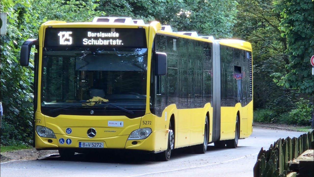 Bus Berlin | Mitfahrt im 125 von Invalidensiedlung bis Holzhauser Straße/Schubartstraße im MB GN 21