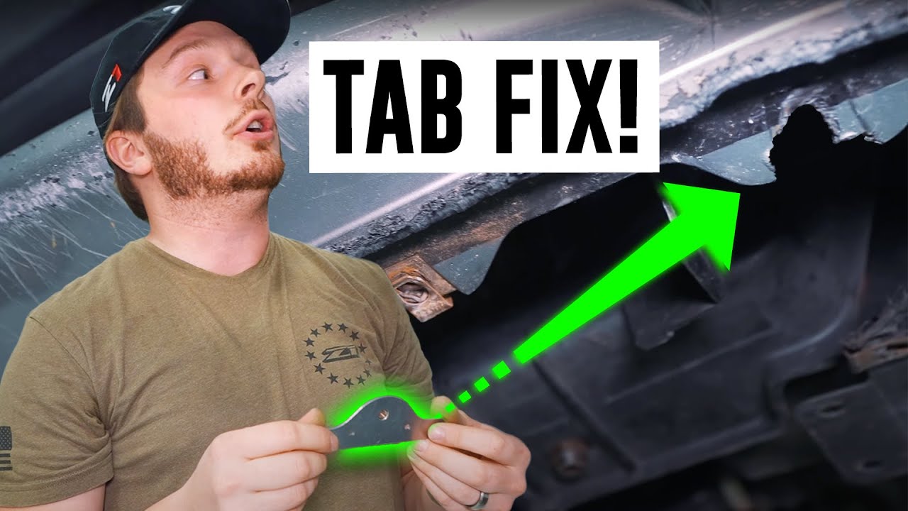 Z1 Front Bumper Tab Repair Plate Install