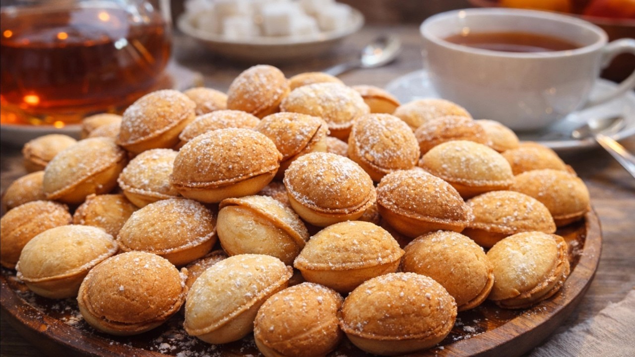 ТЕ САМЫЕ Орешки со сгущёнкой 🥜 Рецепт из детства, который тает во рту!