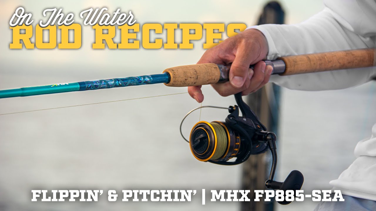 Versatile FP885-MHX Rod Recipe for Freshwater & Saltwater | Metallic Seafoam Spinning Rod Recipe