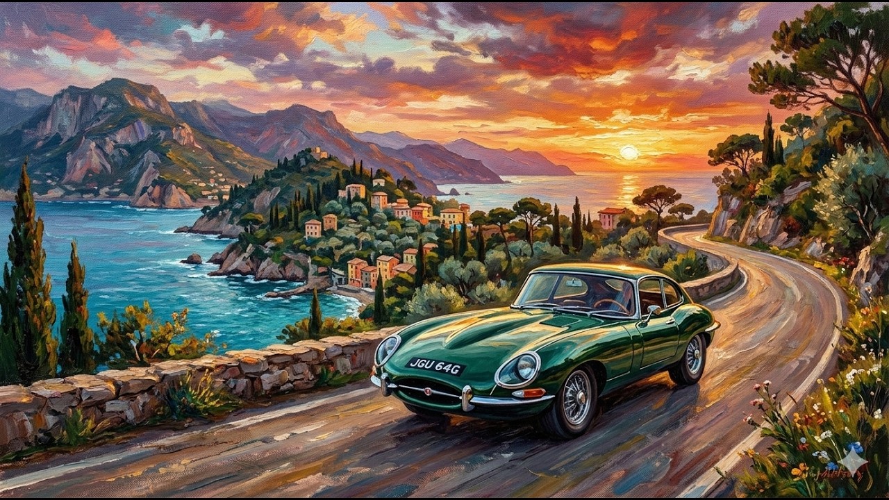 Car oil painting Screensaver