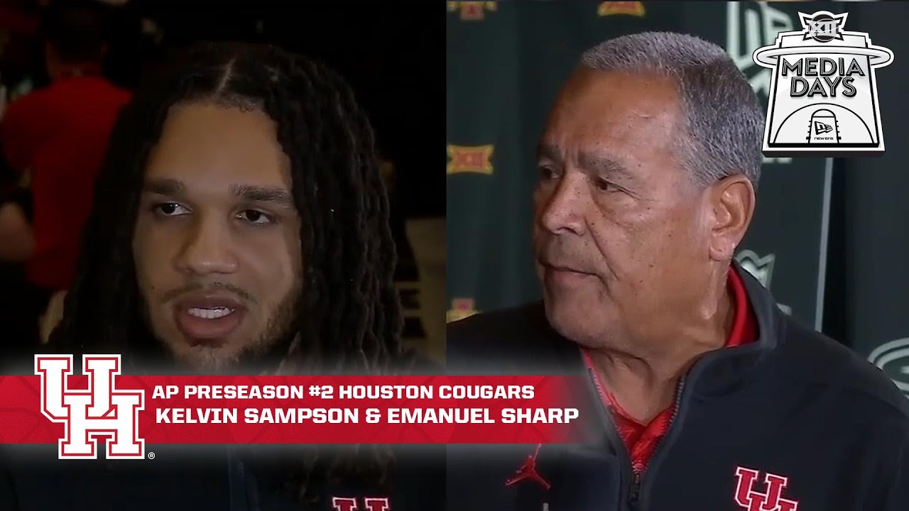 Kelvin Sampson & Emanuel Sharp Interview | Big 12 Basketball Media Days presented by New Era