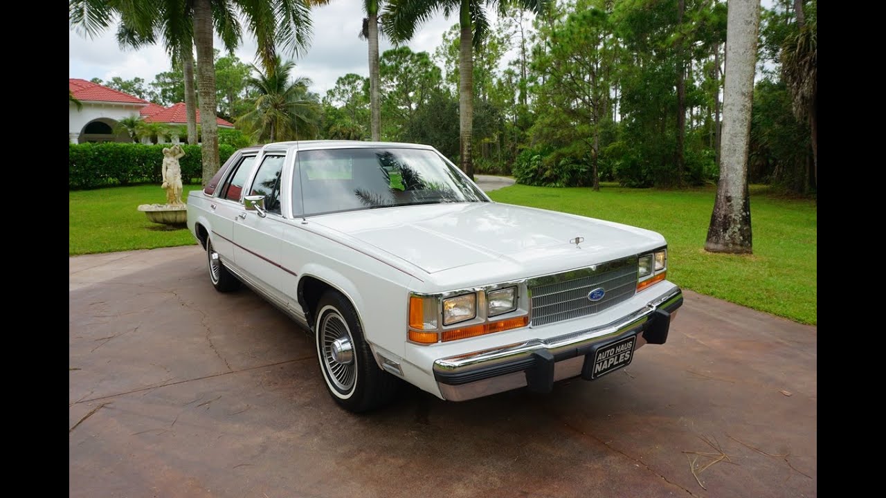 1989 Ford LTD Crown Victoria with 21K Miles - Panther Platform 5.0 - Review and Test Drive by Bill