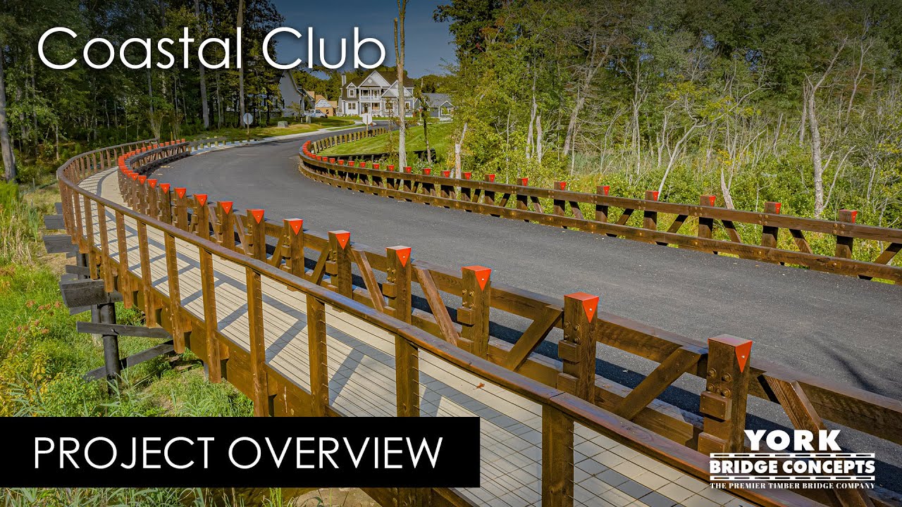 Vehicular Bridge with Pedestrian Walkway | Coastal Club, Lewes DE | York Bridge Concepts