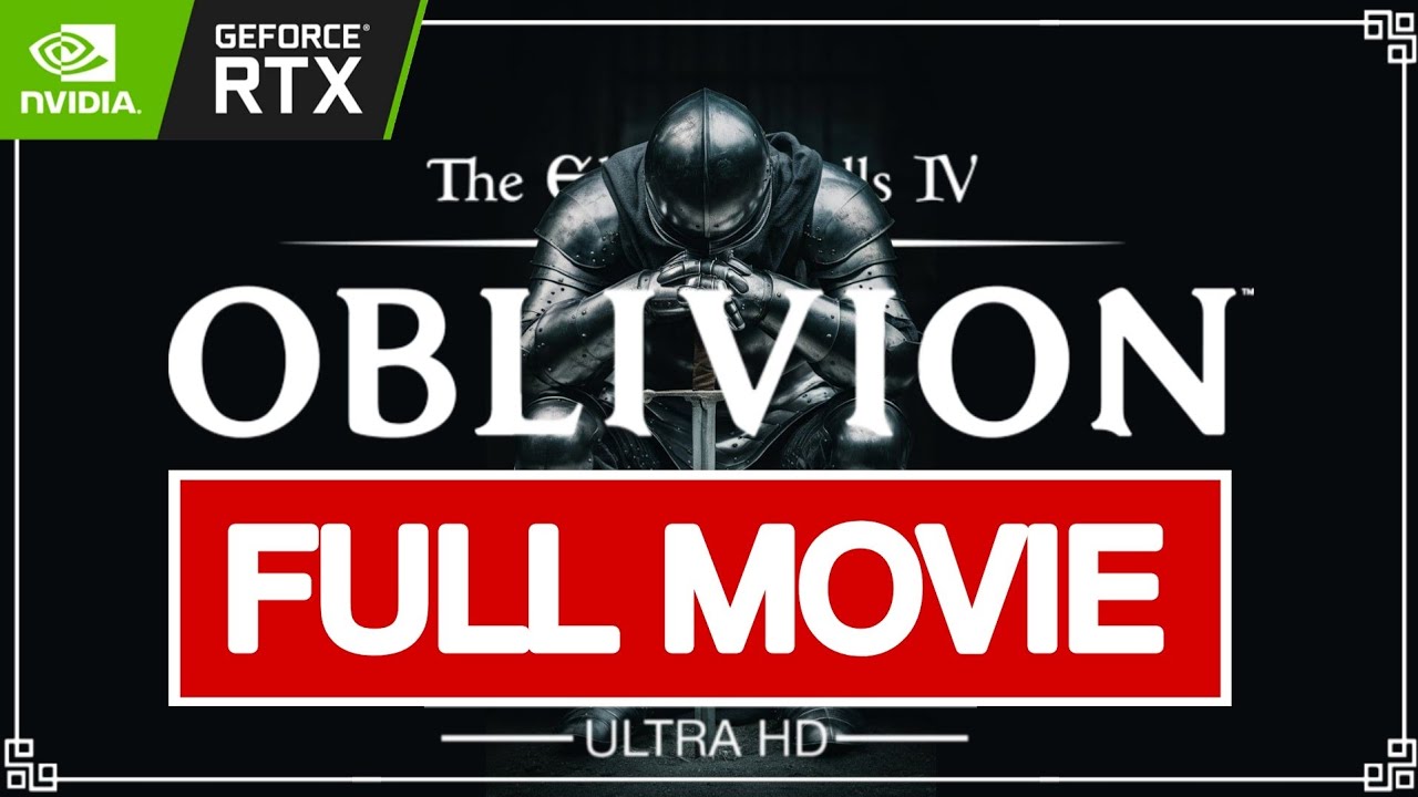 Oblivion Remastered - All Cutscenes (Full Game Movie) | 4K Ultra HD
