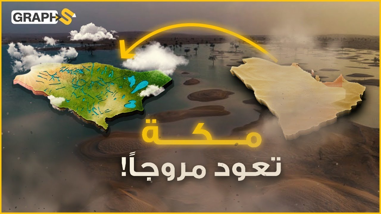 ارض العرب تعود مروجا عام 2023 .. جفاف أوروبا يظهر في سيول السعودية ومكة تصبح خضراء