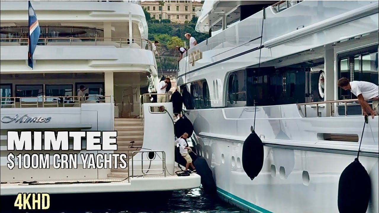 Arrival & Docking of 79m. MIMTEE Megayacht by CRN Yachts @archiesvlogmc 