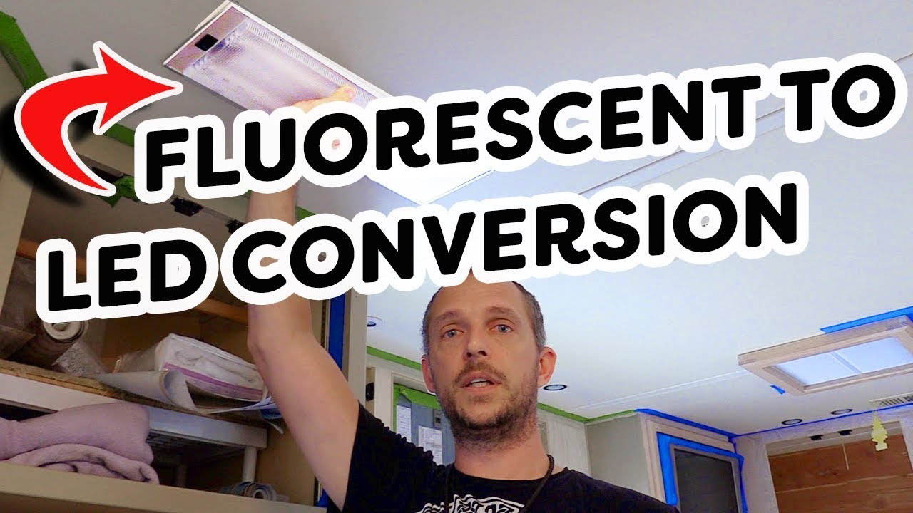 How to: Replace fluorescent lights to LED in RV