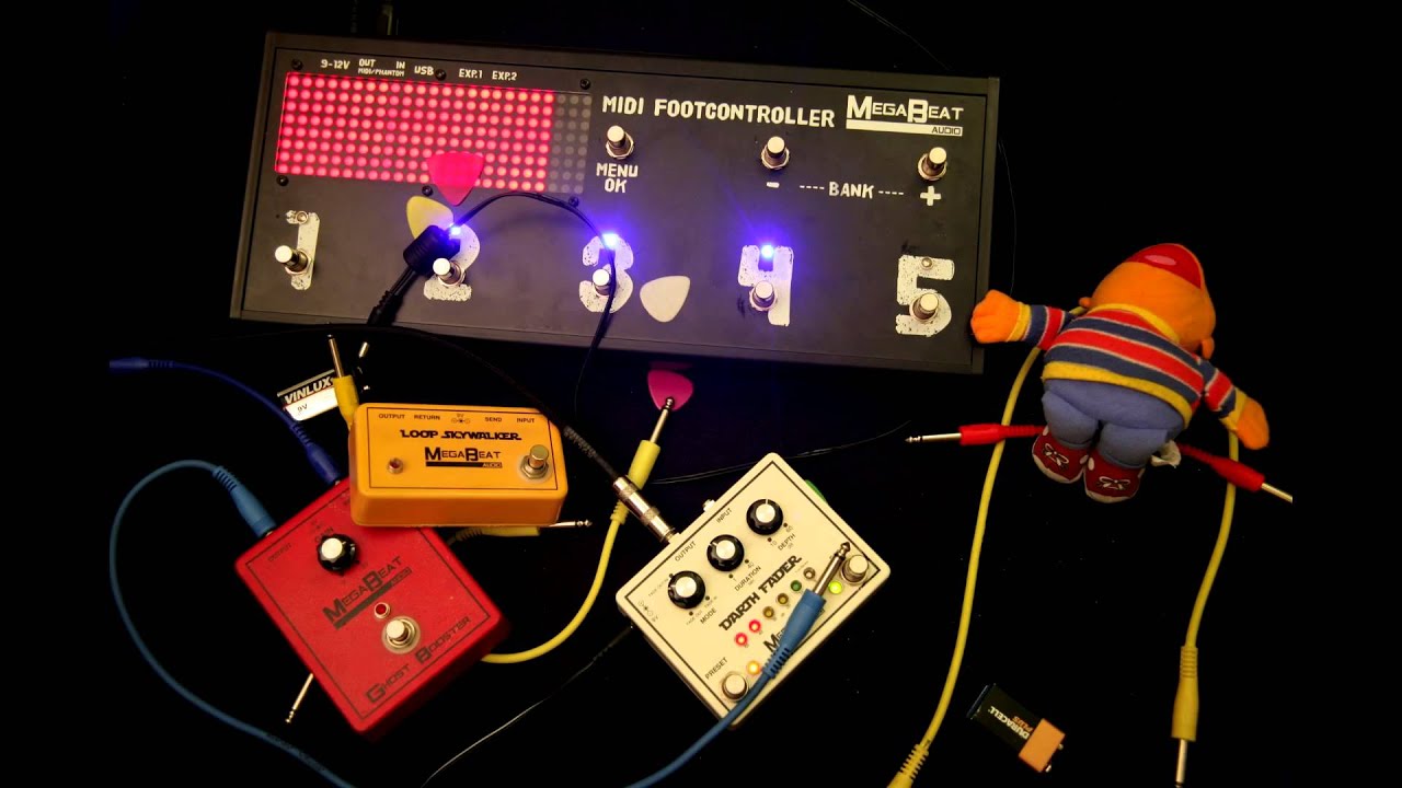 Harlem Shake with Guitar Pedals - MegaBeat Audio