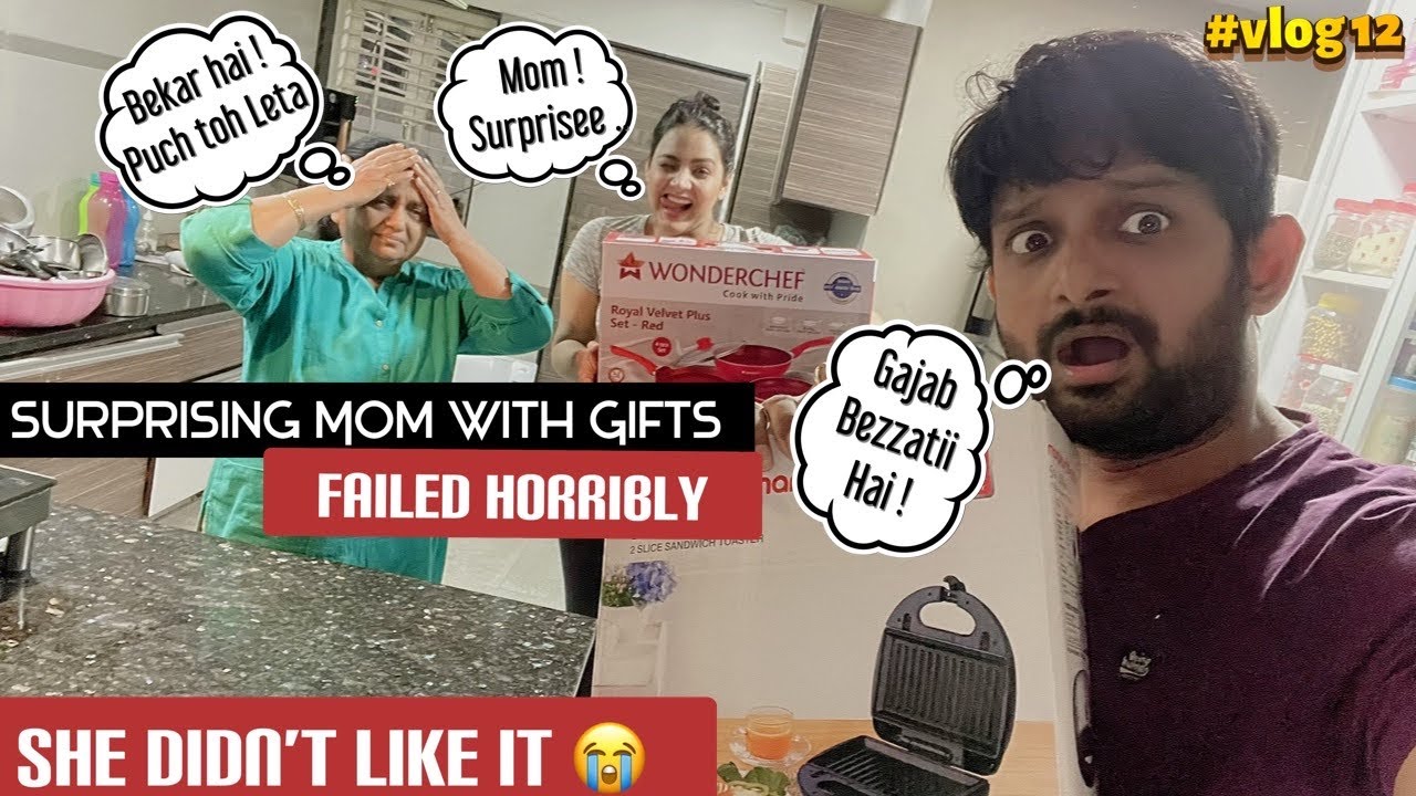 Surprising my Mom with Gifts Failed Horribly | She Didn't Like it