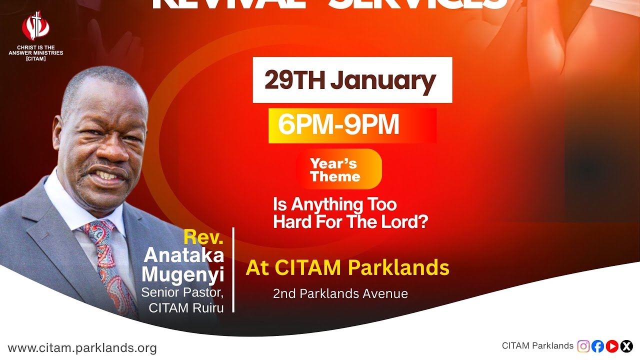 REVIVAL MEETING DAY 2 || THURSDAY 29TH JAN 2026 || REV. ANATAKA MUGENYI
