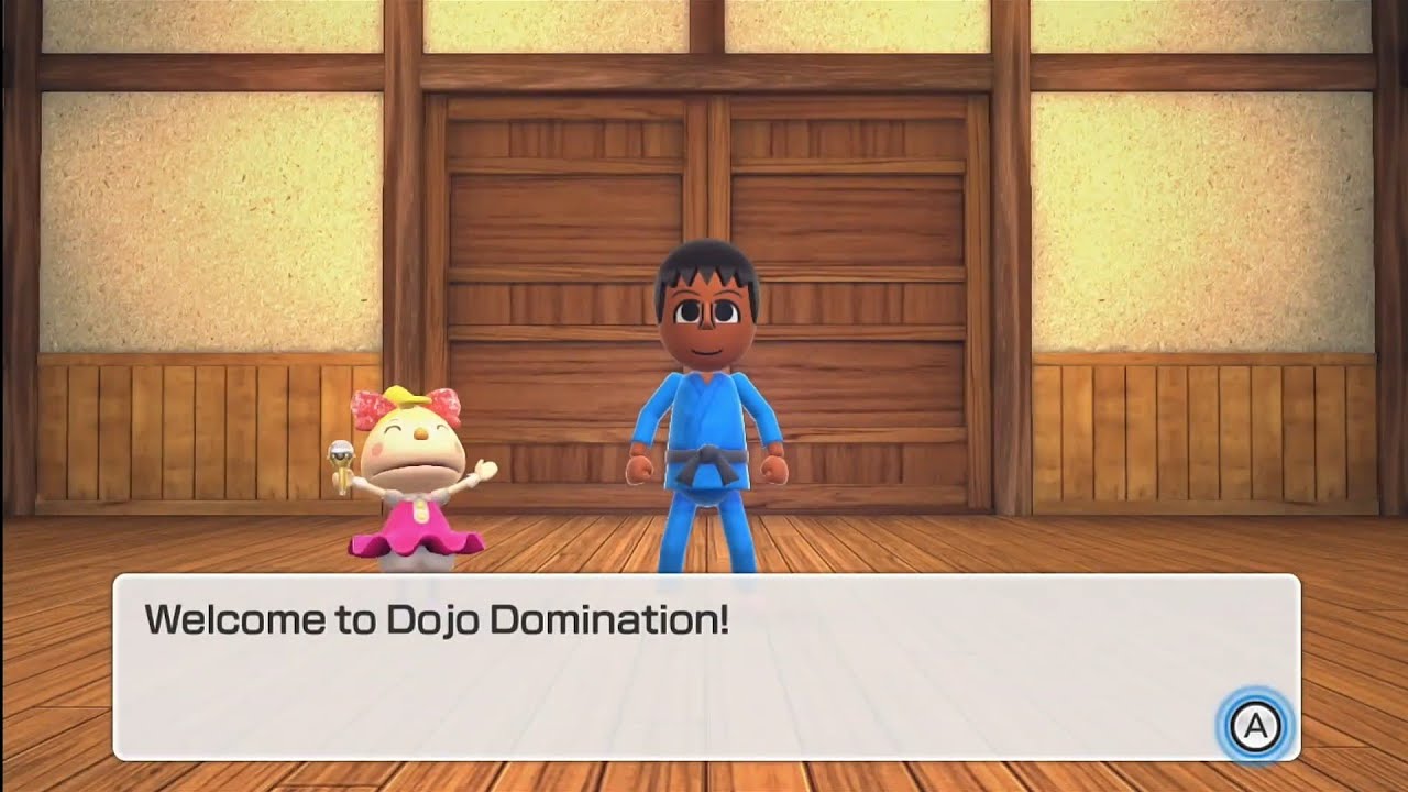 Wii Party U - Dojo Domination - All Difficulties (No Hearts Lost)